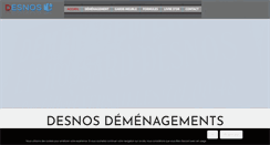 Desktop Screenshot of demenagements-desnos.fr