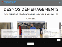 Tablet Screenshot of demenagements-desnos.fr